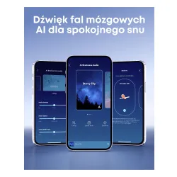 Słuchawki bezprzewodowe Soundcore Sleep A30 Dokanałowe Do Spania z ANC Bluetooth 5.4 Biały