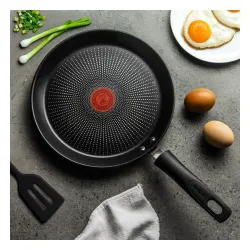 TEFAL Duetto Plus 25 cm czarna - patelnia do naleśników nieprzywierająca