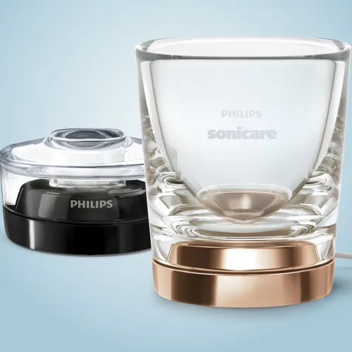 Zestaw Szczoteczek sonicznych PHILIPS HX9914/57 (biała/czarna) + szklanka z funkcją ładowania