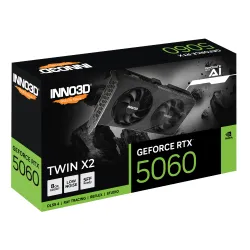 Karta graficzna Inno3D GeForce RTX 5060 Twin X2 8GB GDDR7 128bit DLSS 4