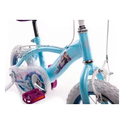 Rower dziecięcy HUFFY Disney Kraina Lodu 12 cali dla dziewczynki Niebieski