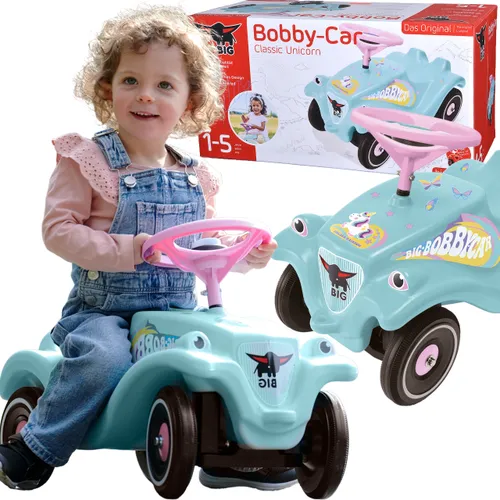 Big Jeździk Bobby Car Classic z Klaksonem Jednorożec
