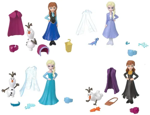 Lalka DISNEY FROZEN Snow Color Reveal HMB83 (1 lalka)