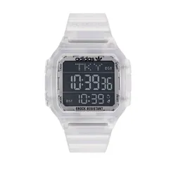 Adidas Originals Digital One GMT Saat Aost22049 Clear