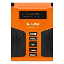 Radioodbiornik TechniSat DigitRadio 230 OD Radio FM DAB+ Bluetooth Pomarańczowy