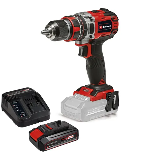 Wiertarko-wkrętarka EINHELL TE-CD 18/50 LI-I BL Solo + Akumulator EINHELL 4512097 2.5 Ah 18V + Ładowarka