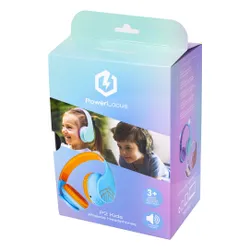 Słuchawki nauszne POWERLOCUS P2 Kids Kocie uszy Fioletowo-różowy