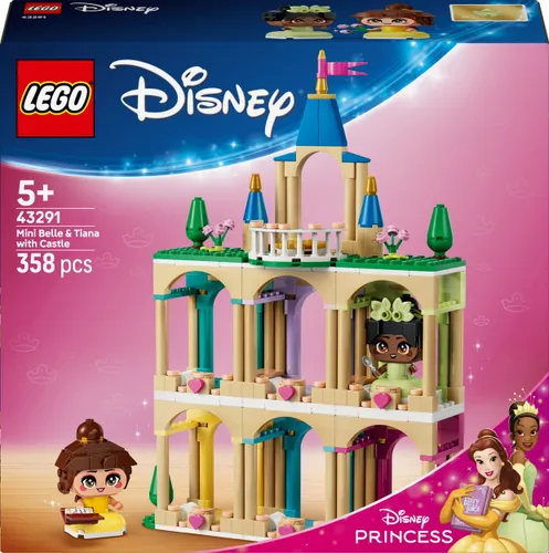LEGO 43291 Disney Princess Mała Bella i Tiana z zamkiem