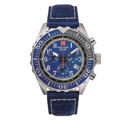 Швейцарские часы Alpine Military Watch 7076.9535 Blue