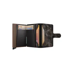 Portfel ochronny Miniwallet Secrid Jungle - brown
