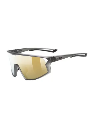 Okulary rowerowe Uvex Skyryse - smoke matt/gold