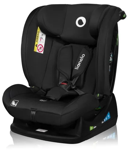 Fotelik samochodowy LIONELO Izzy i-Size 40-150 cm (0-36 kg) Czarny
