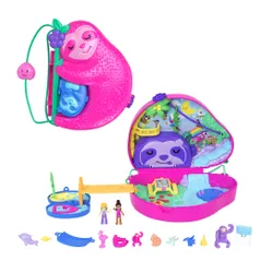 Lalka POLLY POCKET Kompaktowa torebka Rodzina leniwców HRD40