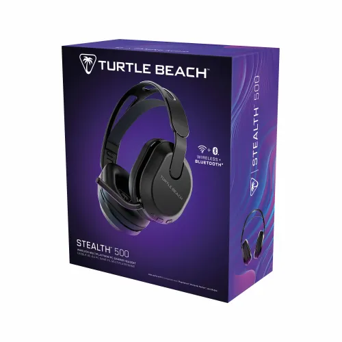 Słuchawki bezprzewodowe z mikrofonem Turtle Beach Stealth 500 PC Nauszne Czarny