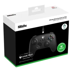 Pad 8BitDo Ultimate Wired Hall Effect do PC, Xbox Series X/S, Xbox One Przewodowy Czarny