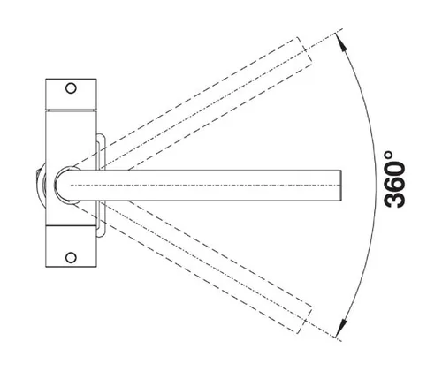 Bateria BLANCO Fontas II 526157 Czarny
