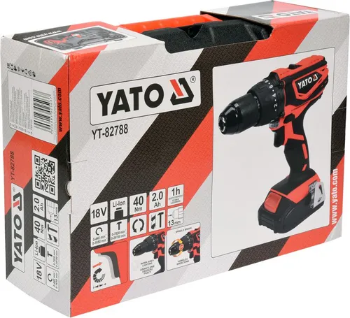 Yato YT-82788 18v şarj edilebilir pil 1x2ah