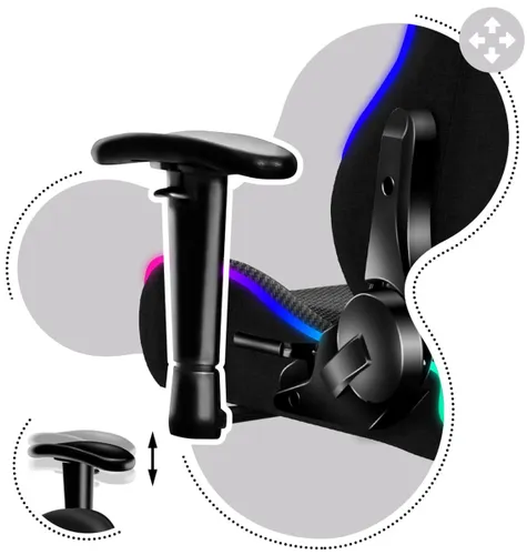 Fotel HUZARO Ranger 6.0 RGB Czarny
