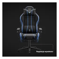 Fotel DIABLO CHAIRS X-One 2.0 Normal Size Czarno-niebieski