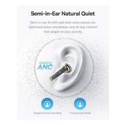 Słuchawki bezprzewodowe Baseus Bass BS1 NC Douszne Bluetooth 6.0 Czarny