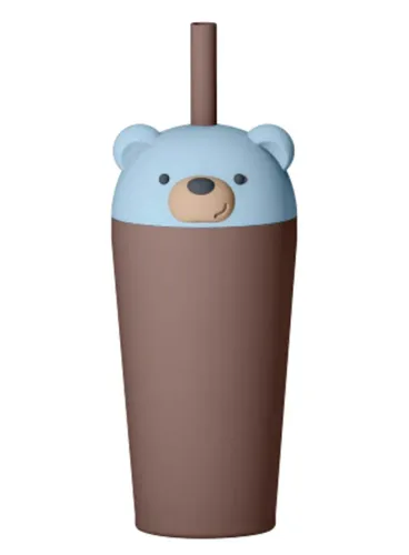 Kubek termiczny ze słomką Asobu Bestie Tumbler 0,72 l - bear