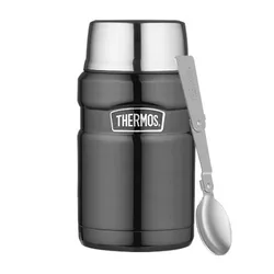 Termos na jedzenie z łyżką Thermos 0,7 l Stainless King - metallic grey