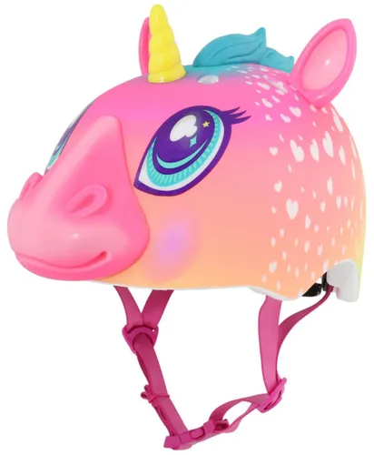 Kask rowerowy RASKULLZ Super Unicorn Wielokolorowy dla Dzieci (rozmiar XS)