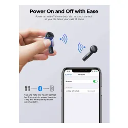 Słuchawki bezprzewodowe 1More Omthing AirFree Pods True Wireless Douszne Bluetooth 5.0 Czarny