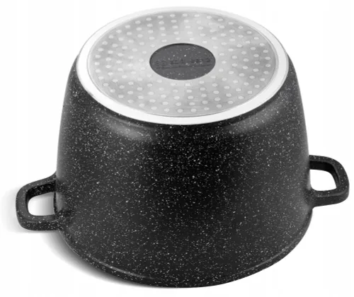 Garnek ceramiczny marmurowy kociołek głęboki wysoki 14l 32cm 8171