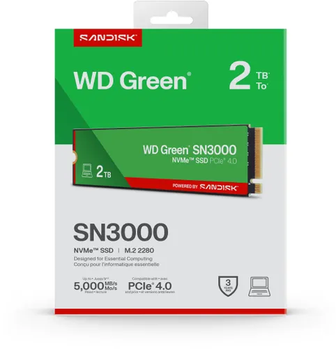 Dysk SANDISK WD Green SN3000 2TB SSD