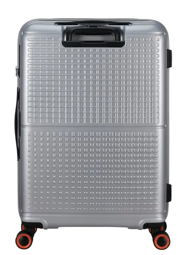 American Tourister Geopop'un orta bavulu-metalik gümüş