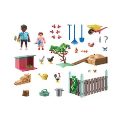 Набор фигурок Playmobil My Life 71510 Крошечный дом Куриная ферма в саду