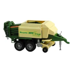 Duży Traktor Z Maszyną 65Cm Ruchome Elementy Napęd Prasa Do Słomy 2 Kolory