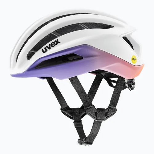 Kask rowerowy UVEX Surge Aero MIPS white/lilac apricot matt