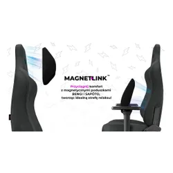 Fotel YUMISU 2053 Magnetic Ciemnoszary