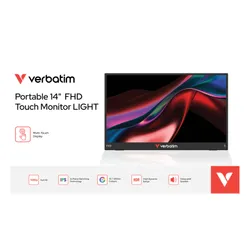 Monitor VERBATIM Light 32400 14" 1920x1080px IPS
