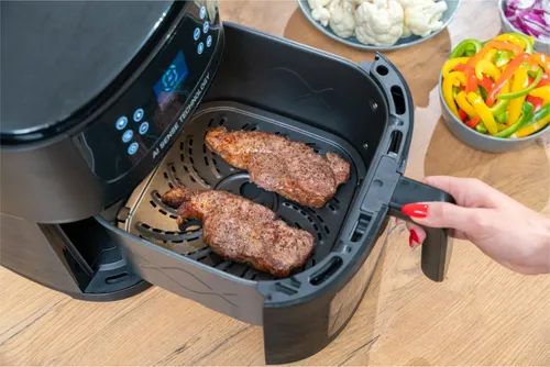 Air Fryer Frytkownica beztłuszczowa AI GÖTZE & JENSEN AF850T by Setti+ WiFi rozpoznawanie potraw i gotowanie na parze