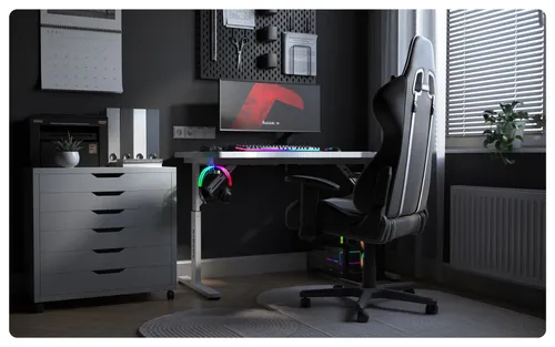 Biurko gamingowe HUZARO Hero 2.6 Biały