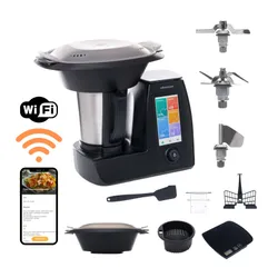 Robot wielofunkcyjny KOHERSEN CY021 2000W z wagą i funkcją gotowania (Wi-Fi) Czarny