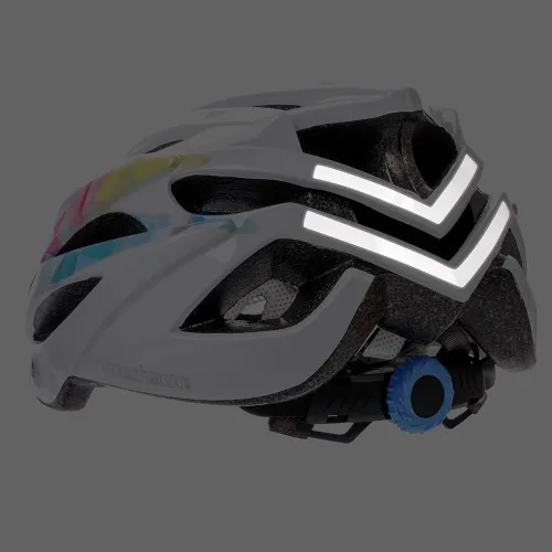Kask rowerowy regulowany miejski METEOR SHIMMER S 52-56 siatka otwory wentylacyjne