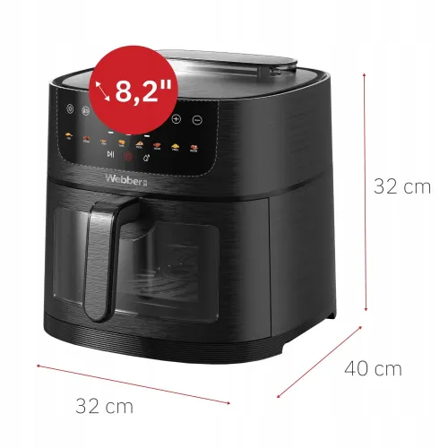 Air fryer Webber AF800 1800W 8l Aplikacja mobilna