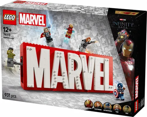 LEGO Super Heroes кирпичики 76313 MARVEL логотип с минифигурками