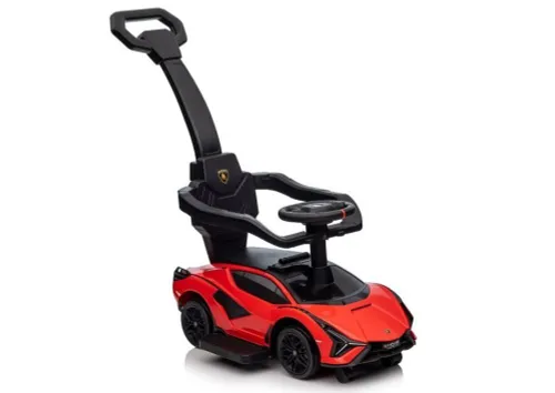 Lamborghini Qls-996T Ride-On With Pusher Red