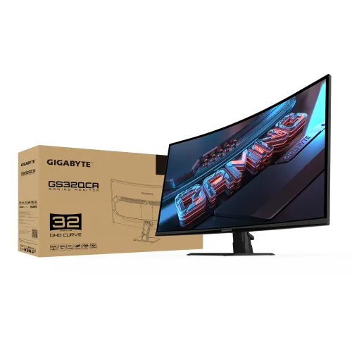 Monitor Gigabyte GS32QCA 31,5" 2K VA 1500R 180Hz 1ms MPRT Zakrzywiony Gamingowy