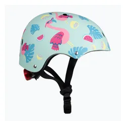 Kask rowerowy dziecięcy Hornit Flaming blue/pink