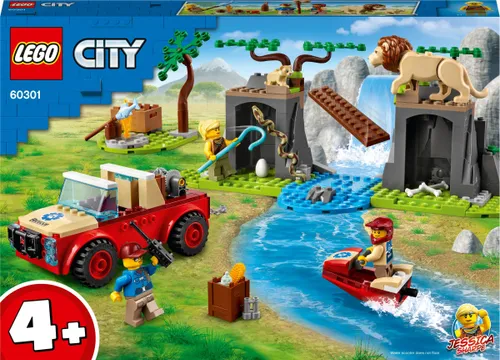 Lego City yaban hayatı kurtarıcılarının roadster'ı (60301)