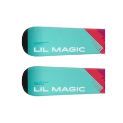 Narty dziecięce ELAN LIL MAGIC + wiązanie ELAN EL 7.5 z GRIP WALK - Długość (cm) - 150