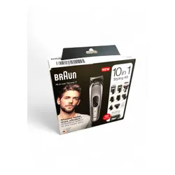 Trymer Braun MGK7320 BLK/SILV 8 nasadek 100min - outlet