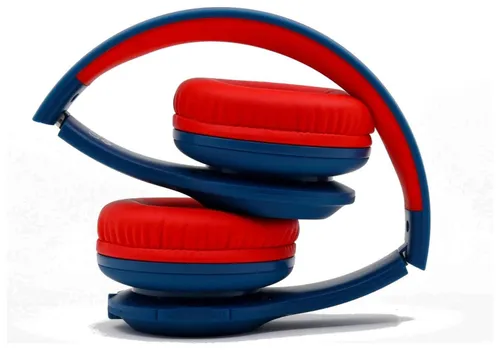 PowerLocus PLED Bezprzewodowe Słuchawki Bluetooth dla dzieci z LED niebiesko-czerwone