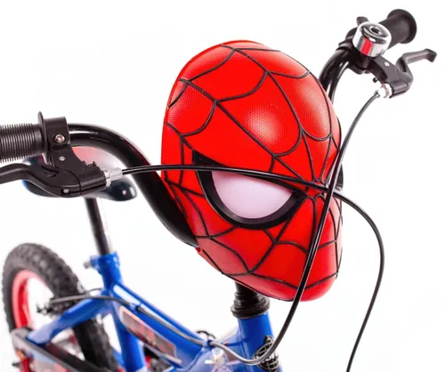 Rower dziecięcy MARVEL Spider-Man 14 cali dla chłopca Niebiesko-czerwony